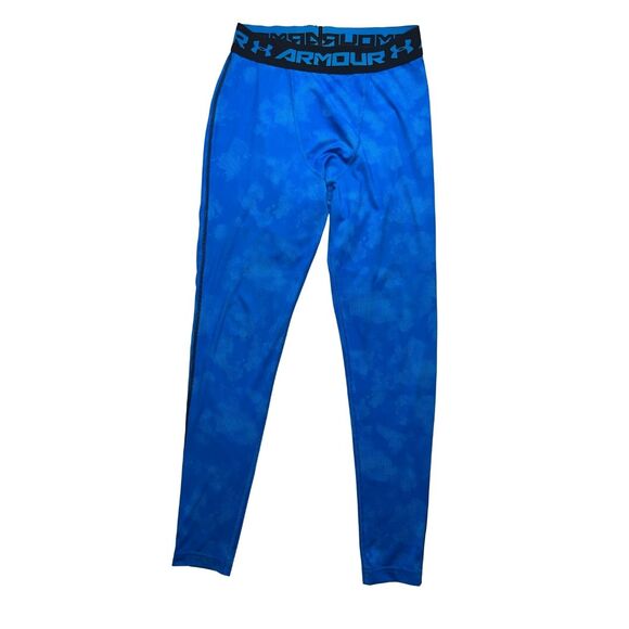 5-80 UNDER ARMOUR Compression Pants HEAT GEAR Sky-Blue Large - Picture 1 of 8